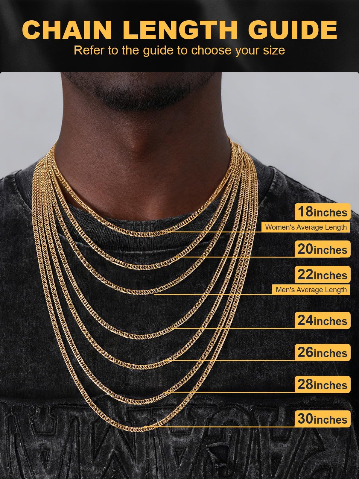 Cuban Link Chain Necklace L2584