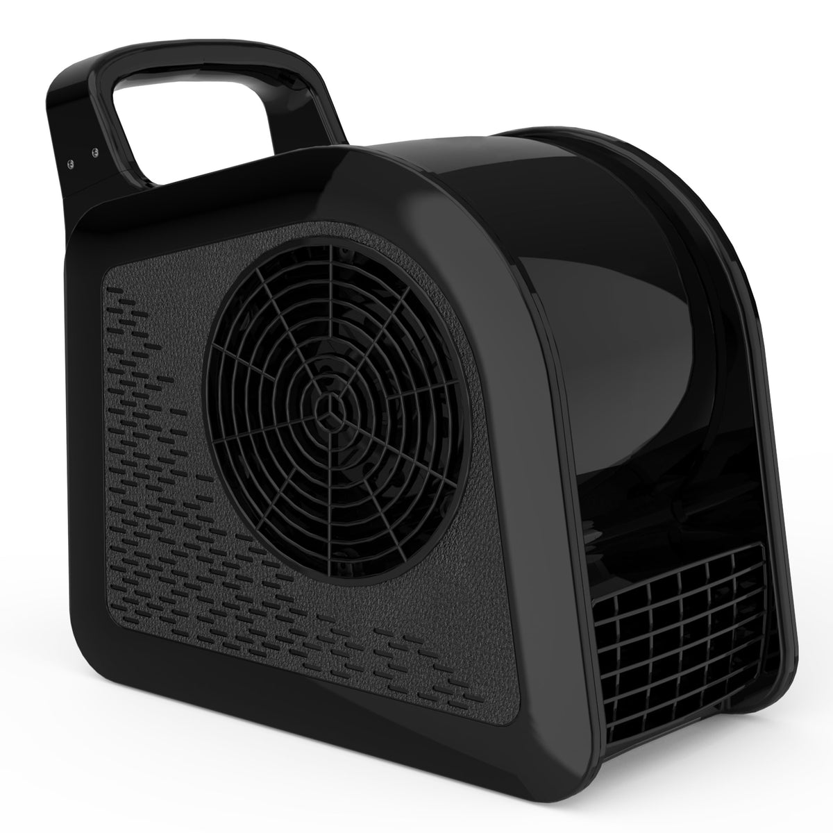 Portable High Velocity Floor Fan with 3 Speeds, Black L249544
