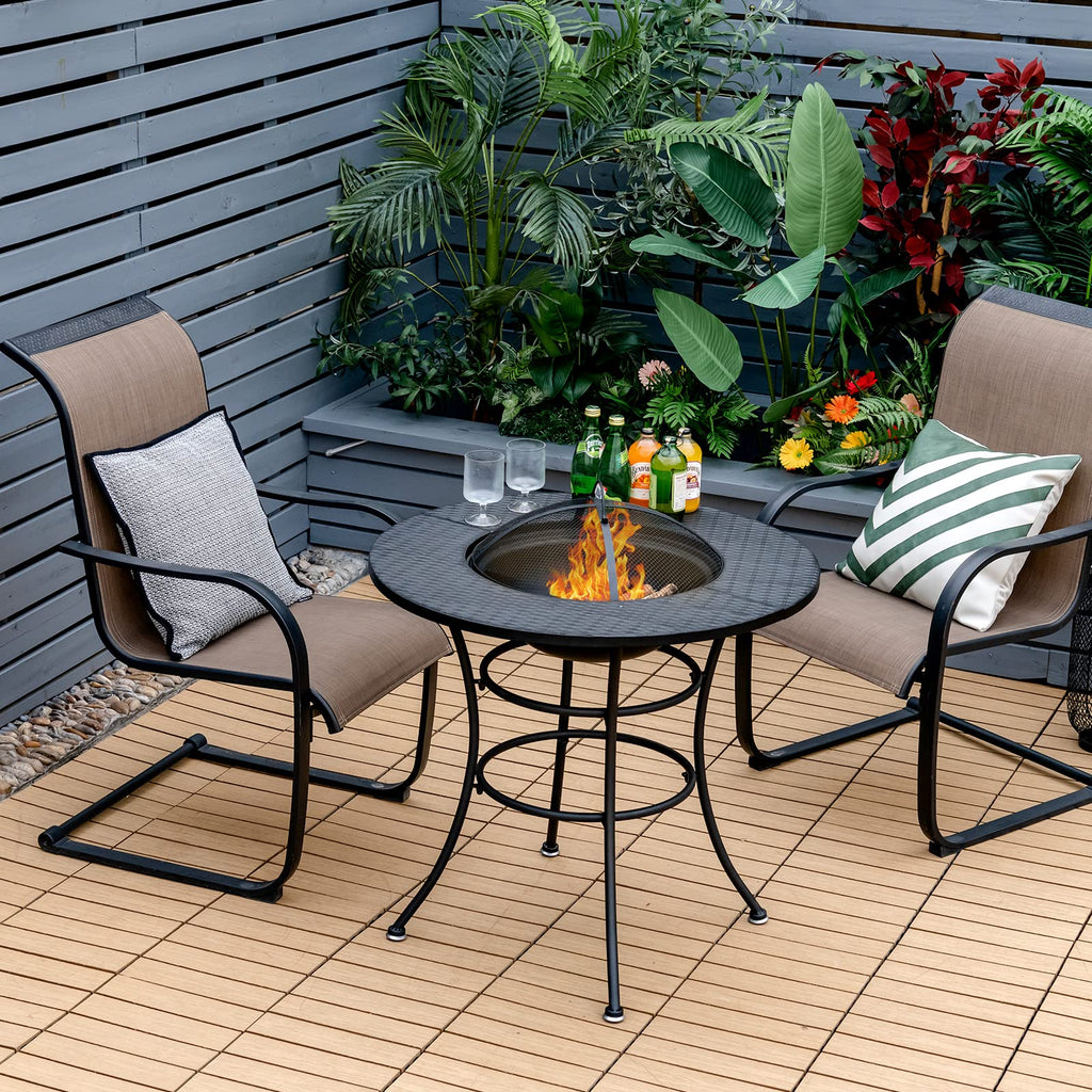 4-in-1 Outdoor Fire Pit Dining Table W479
