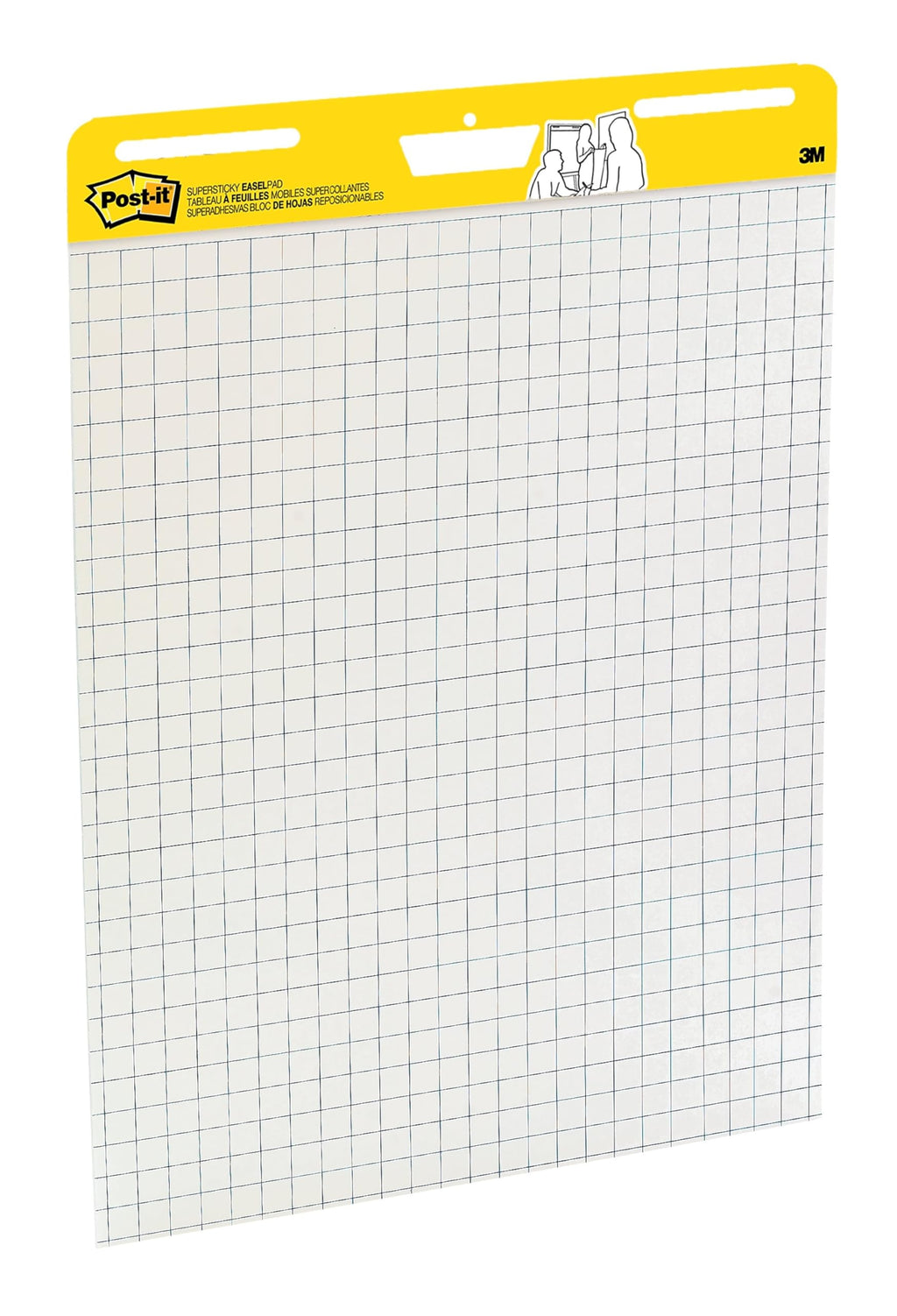 Super Sticky Easel Pad 25-Inch x 30-Inch White with Grid 30 Sheets/Pad O127