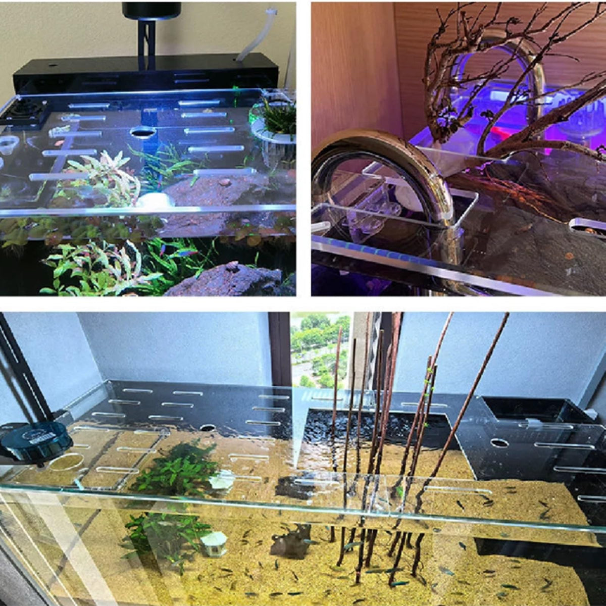 Clear Acrylic Aquarium Lid for 10-55 Gallon Tanks U585321