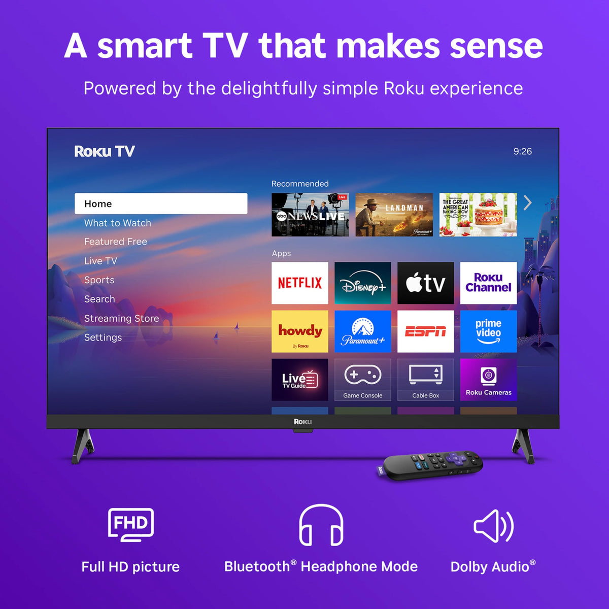 32-Inch 1080p Full HD LED Smart TV D14656