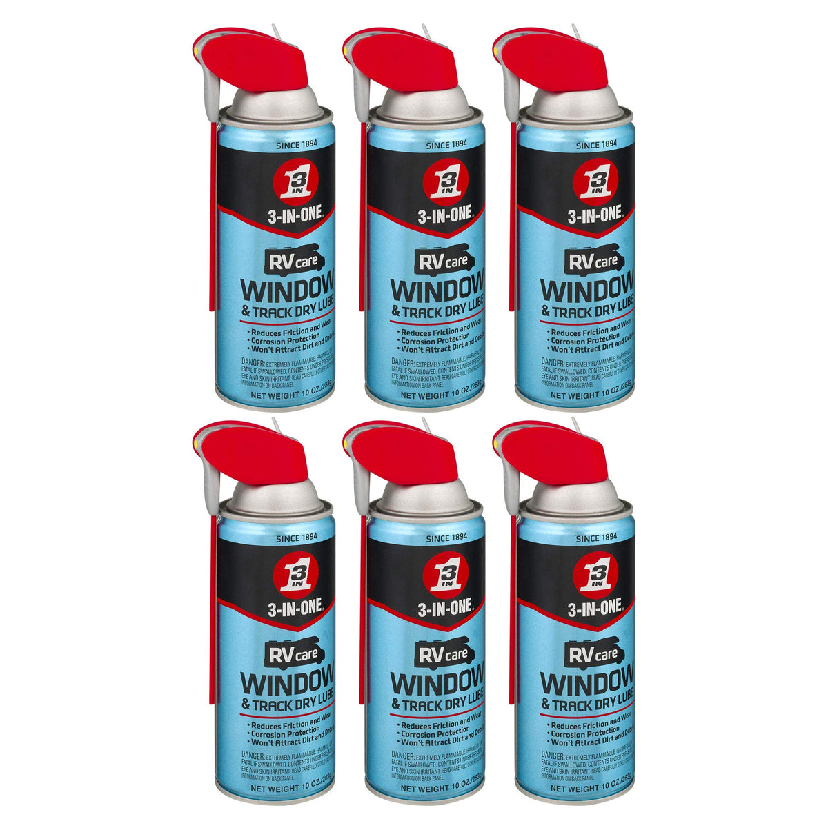 10 OZ 6-Pack Dry Lube E3240