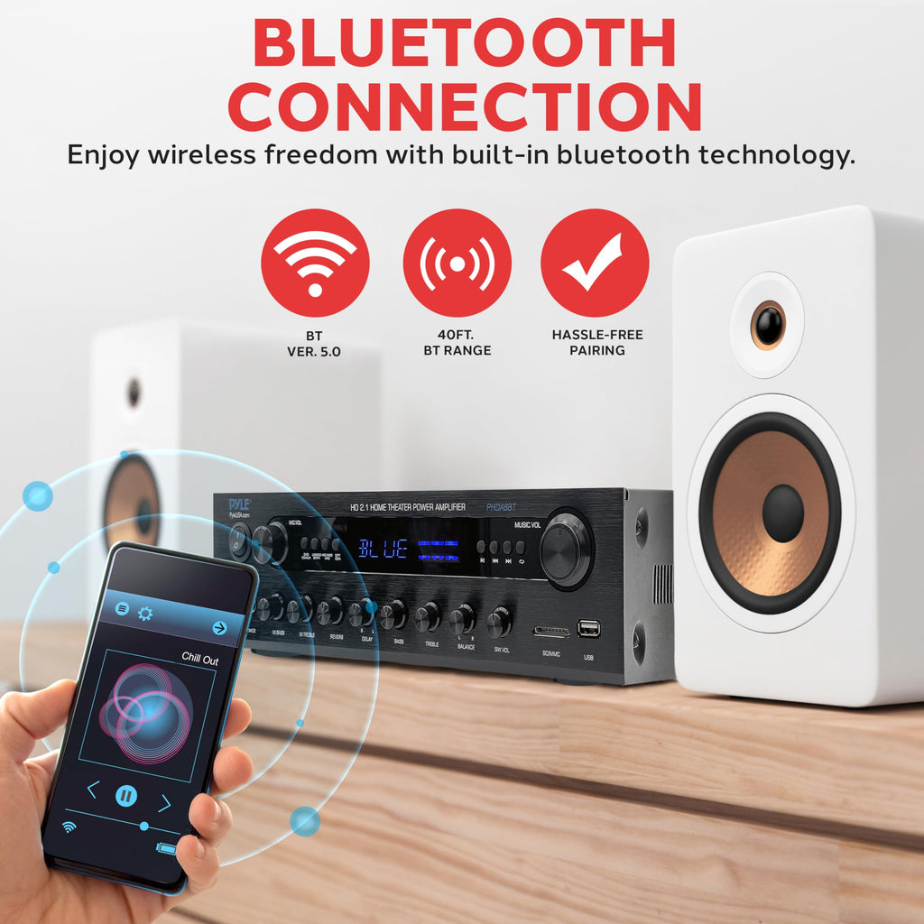 400w Home Entertainment Amplifier with Bluetooth Z669
