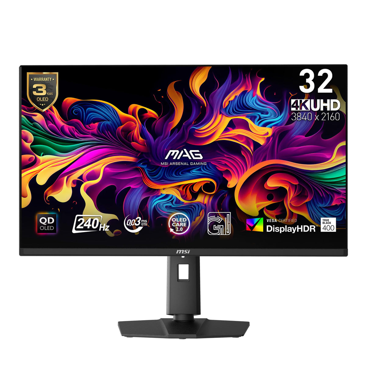 32" 4K UHD QD-OLED Gaming Monitor F159043