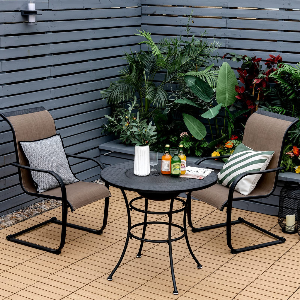 4-in-1 Outdoor Fire Pit Dining Table W479