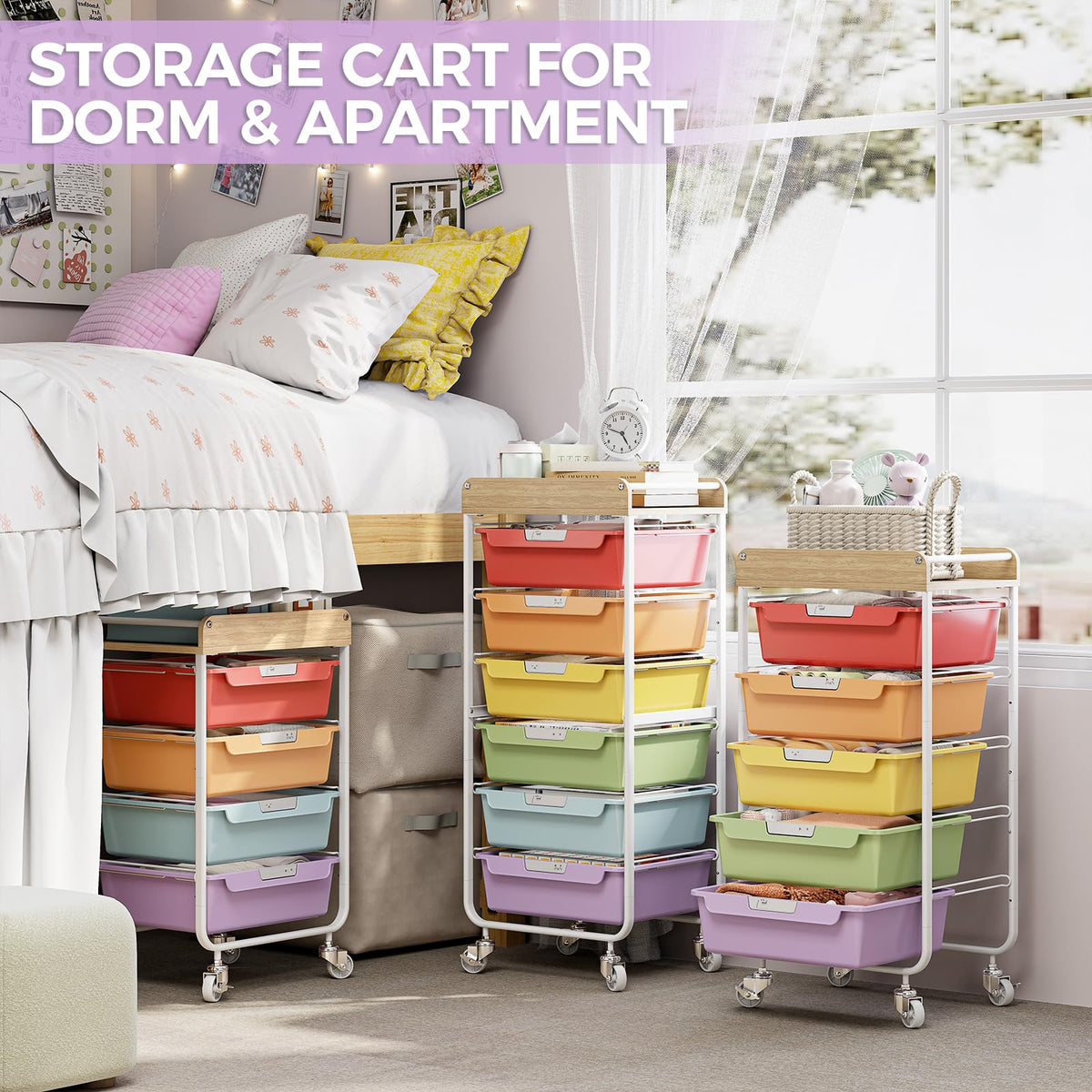 Utility Storage Cart with Drawer G481278