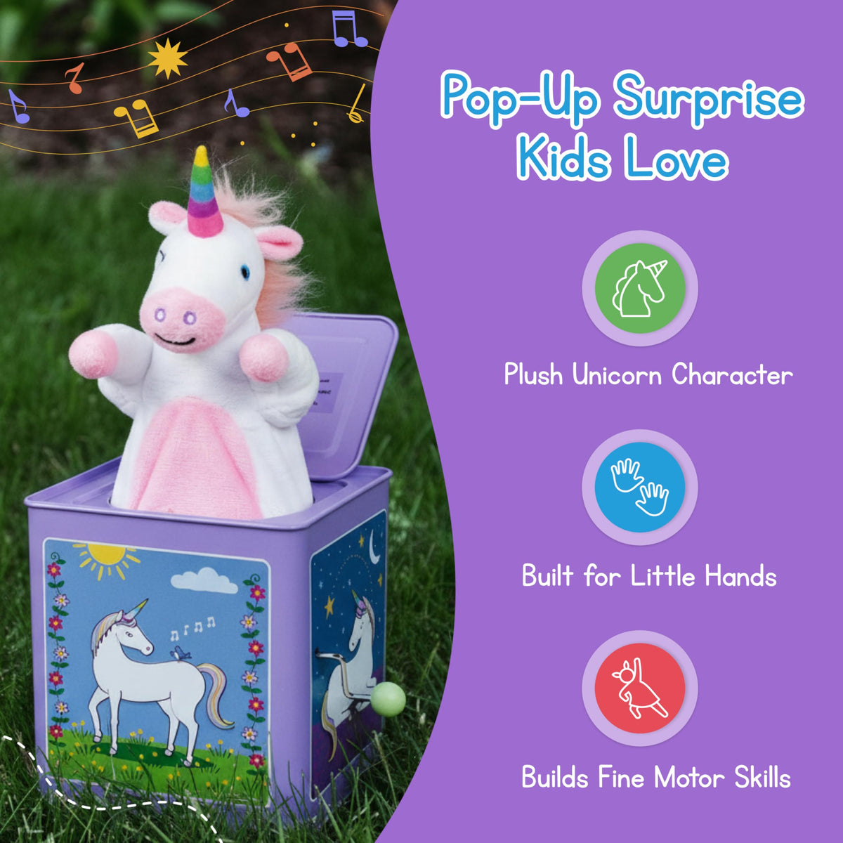 Unicorn Jack in the Box I66874
