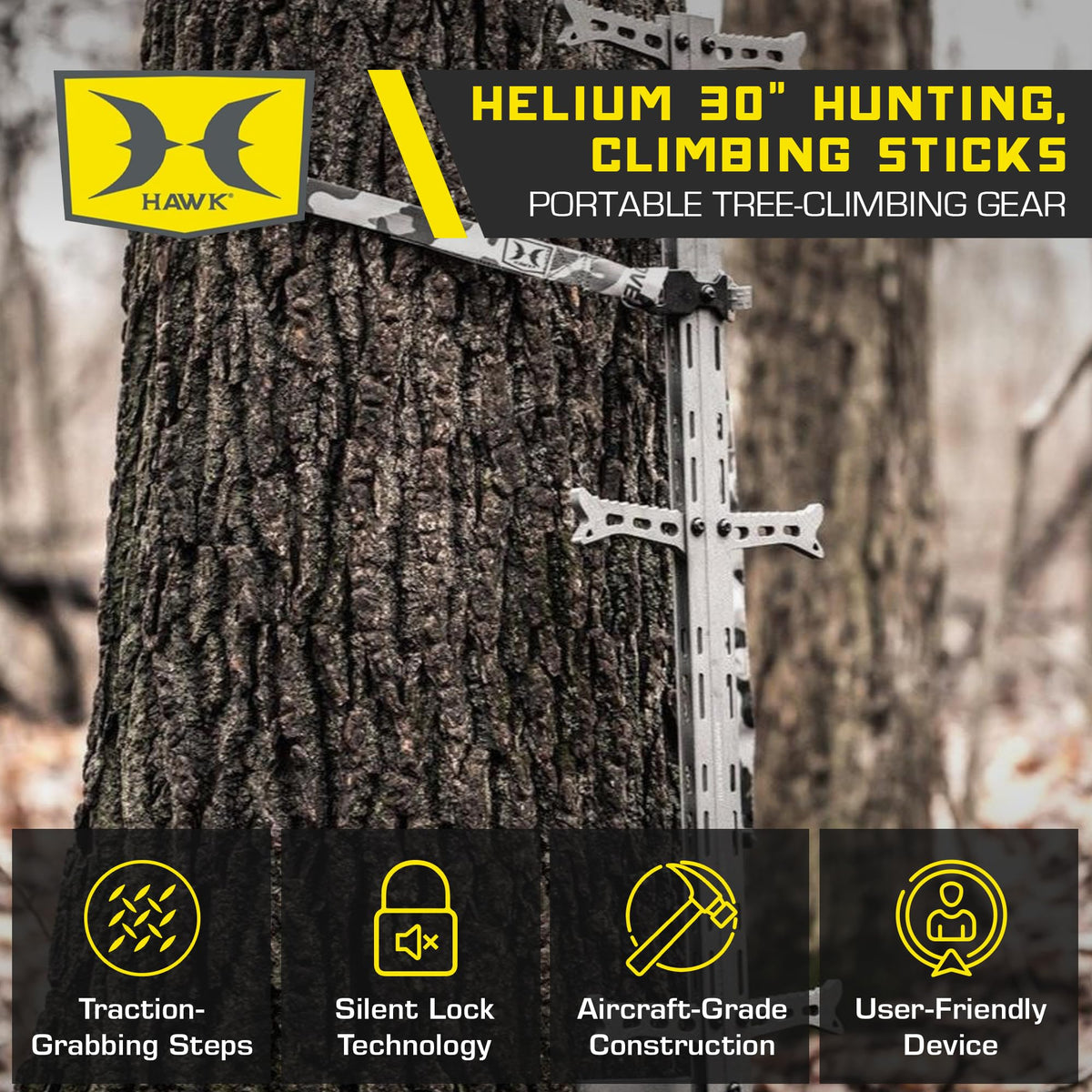 Hunting Tree Stand with Climbing Sticks M60370