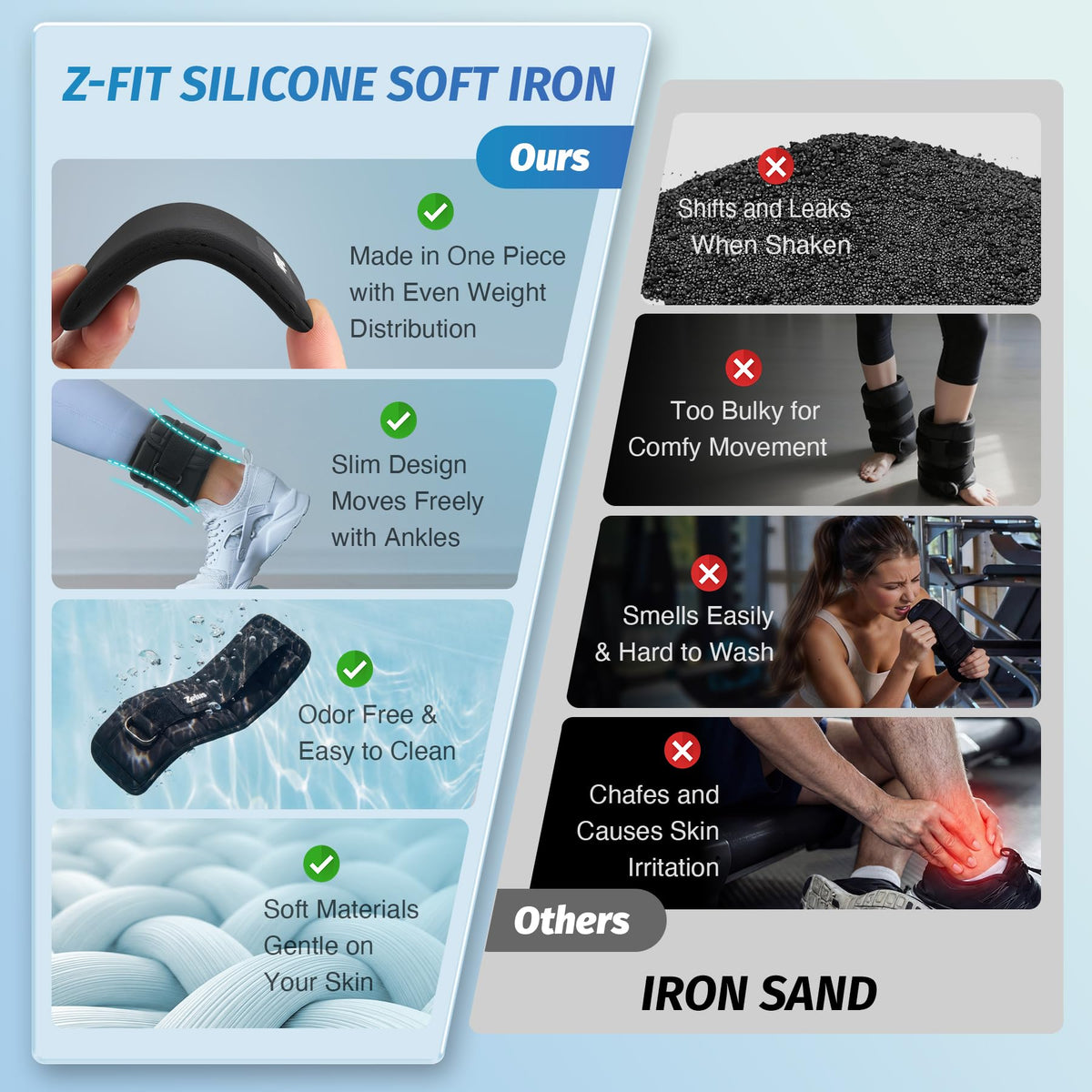 Adjustable Ankle Weights X800059