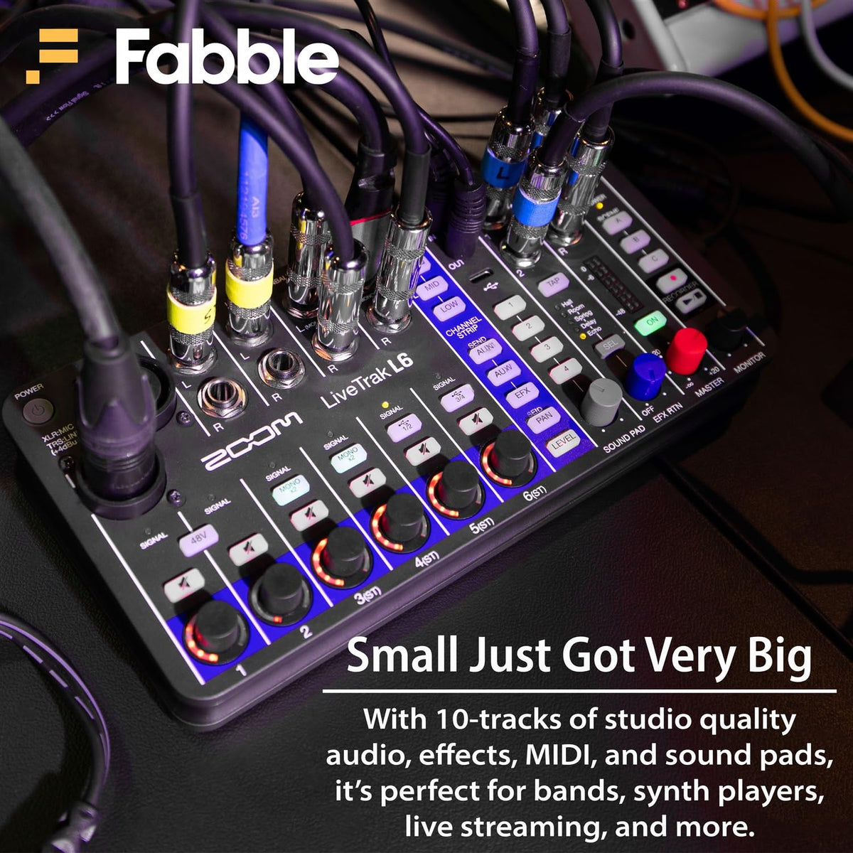 6-Channel Digital Mixer and Multitrack Recorder V4829