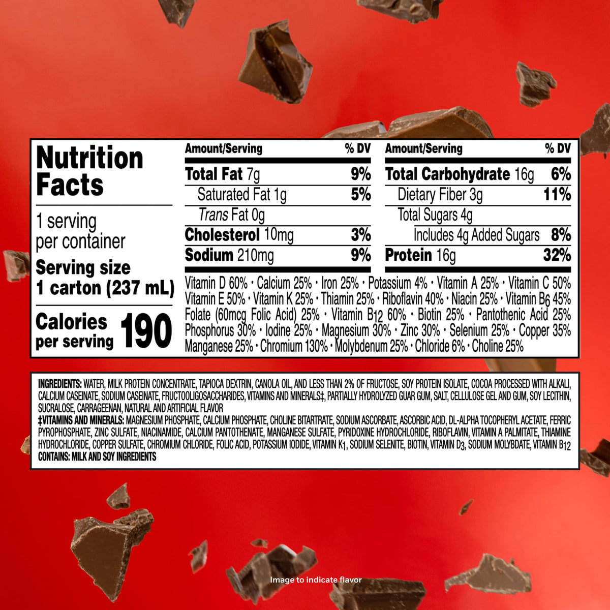 Chocolate Nutritional Drink 8 FL OZ M76457