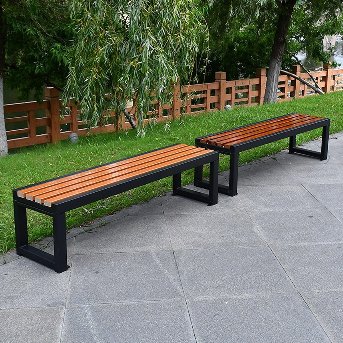 Metal Outdoor Bench L9750