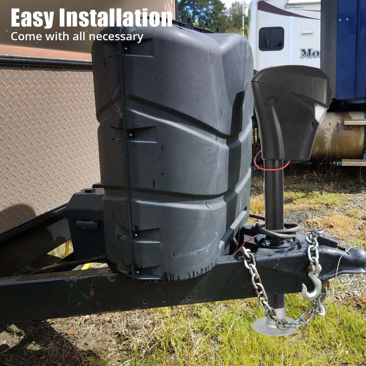 Electric Trailer A-Frame Tongue Jack 3,500 Lbs 18-Inch Stroke 12V DC D280547