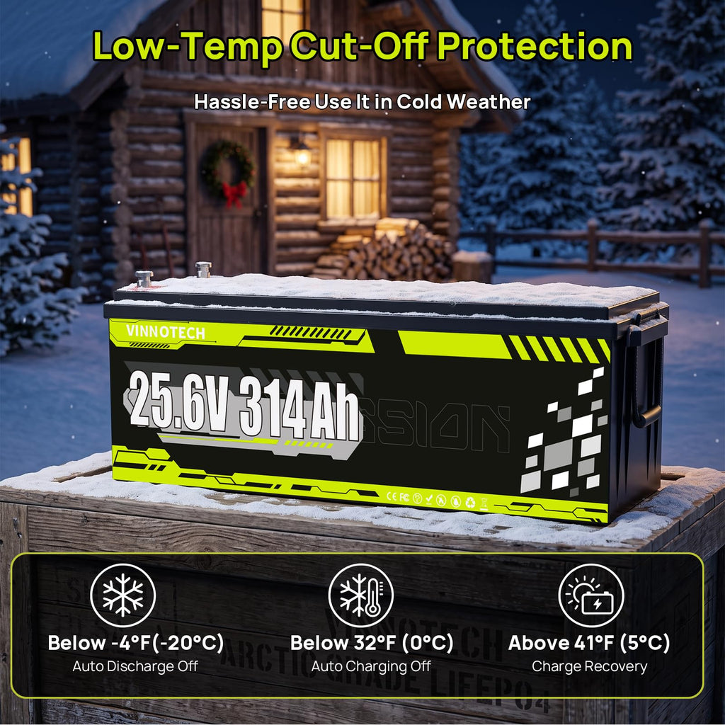 24V 300Ah LiFePO4 Lithium Battery with 200A Smart BMS G645512