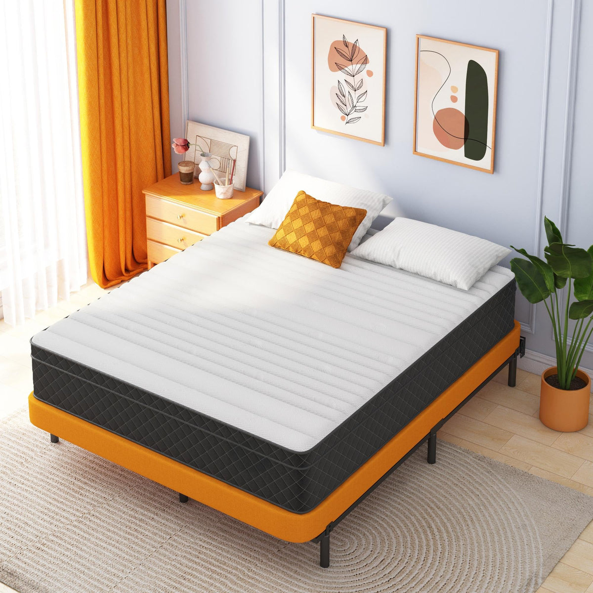 12 Inch Full Size Hybrid Mattress S436