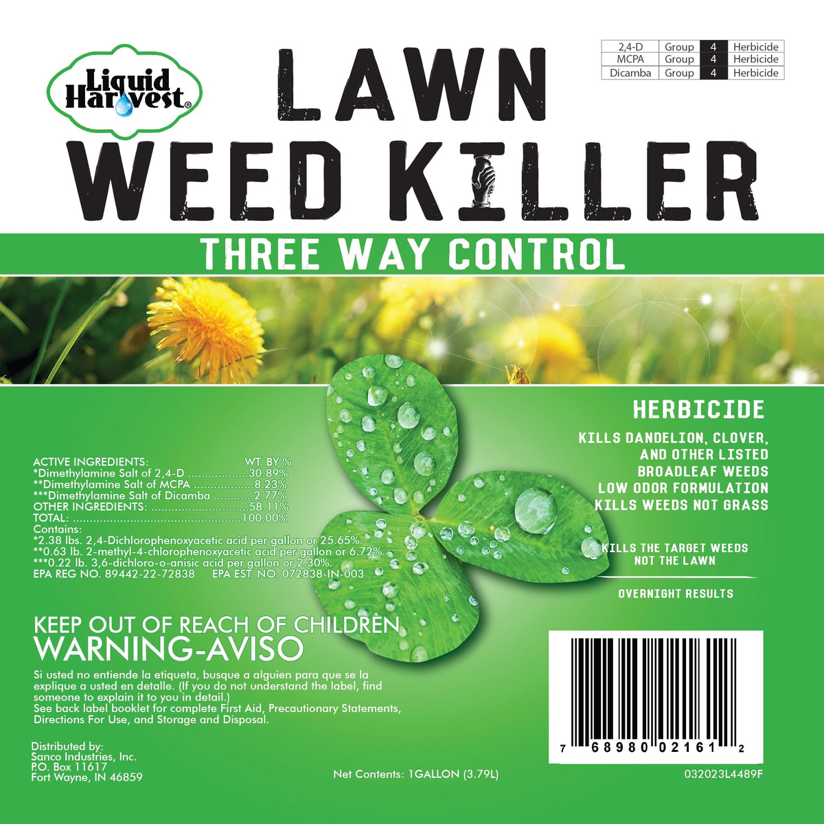 Concentrated Broad Spectrum Lawn Weed Killer K6977