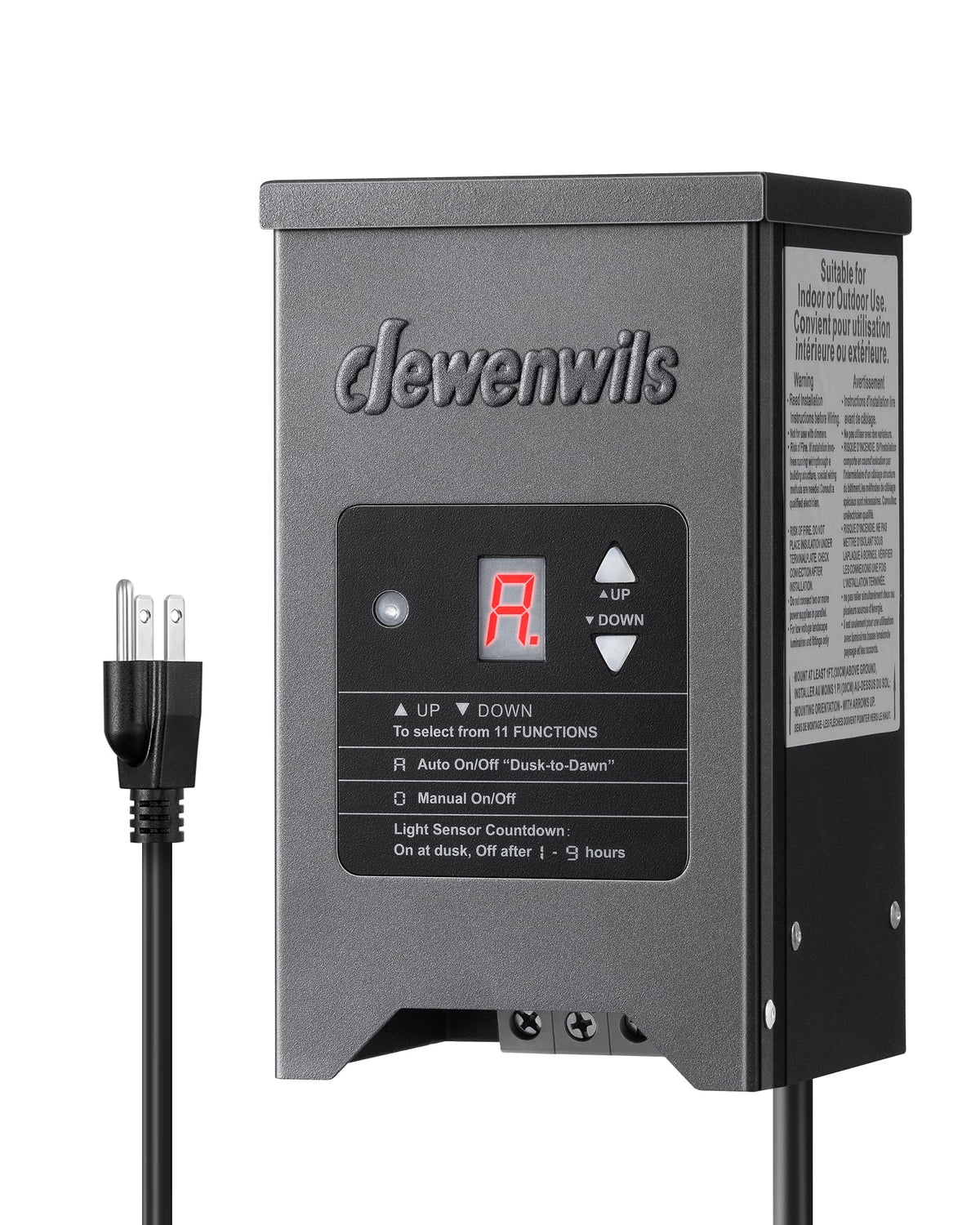 200W Weatherproof Low Voltage Landscape Lighting Transformer K630346