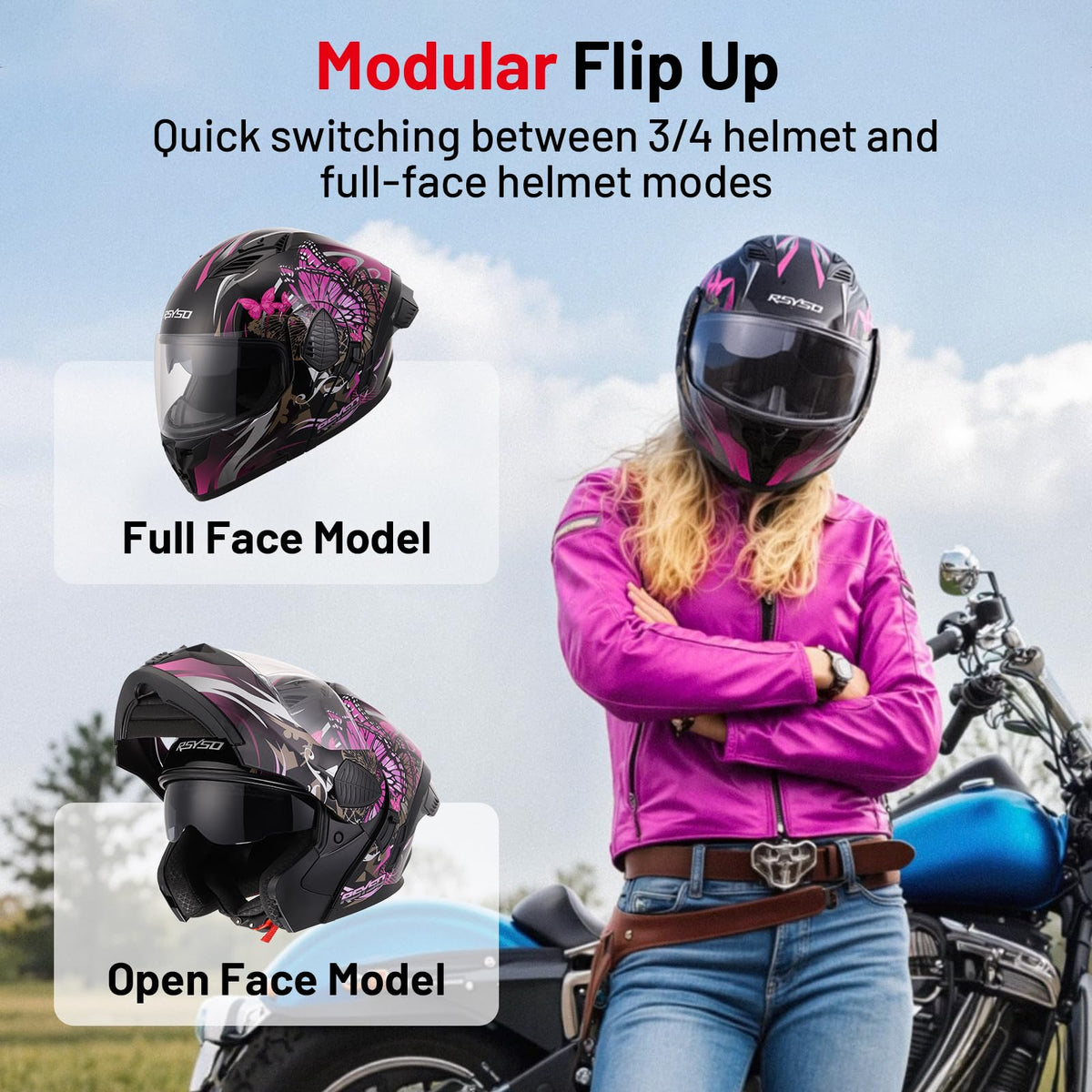 Full Face Motorcycle Helmet L518
