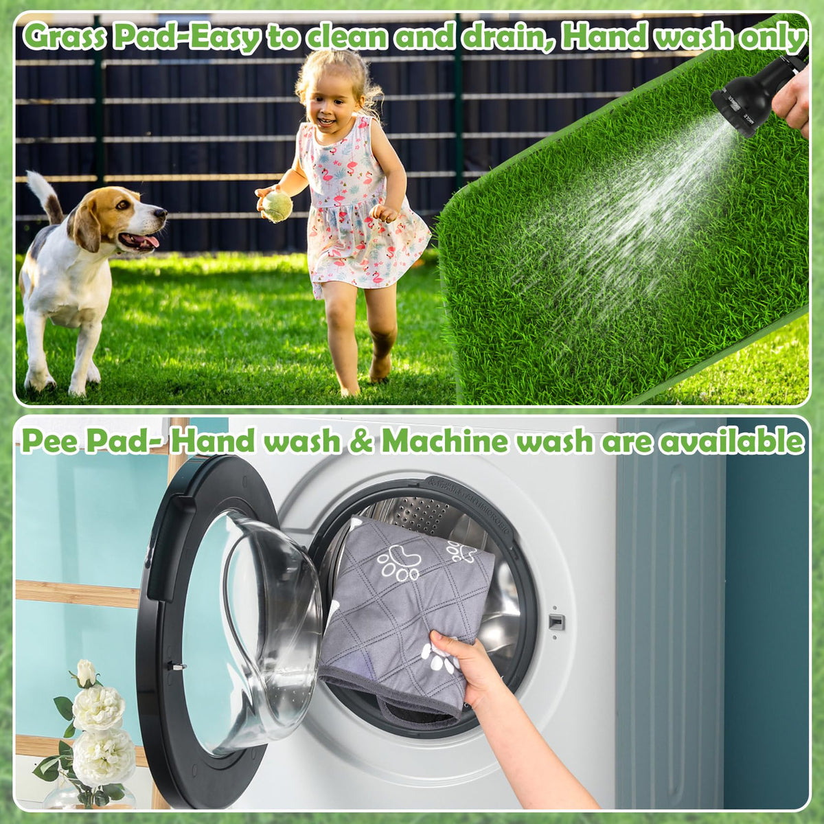 Washable Artificial Grass Dog Training Pad S139353
