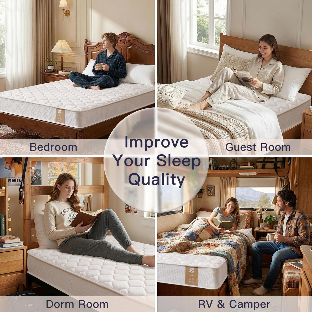 6 Inch Twin Mattress with Bonnell Spring I5587