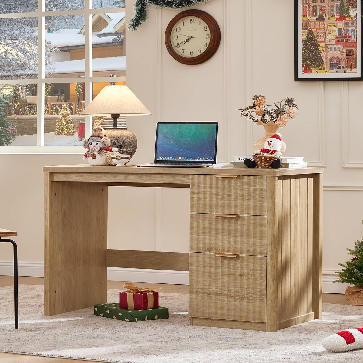 Office Desk with 3 Drawers X263
