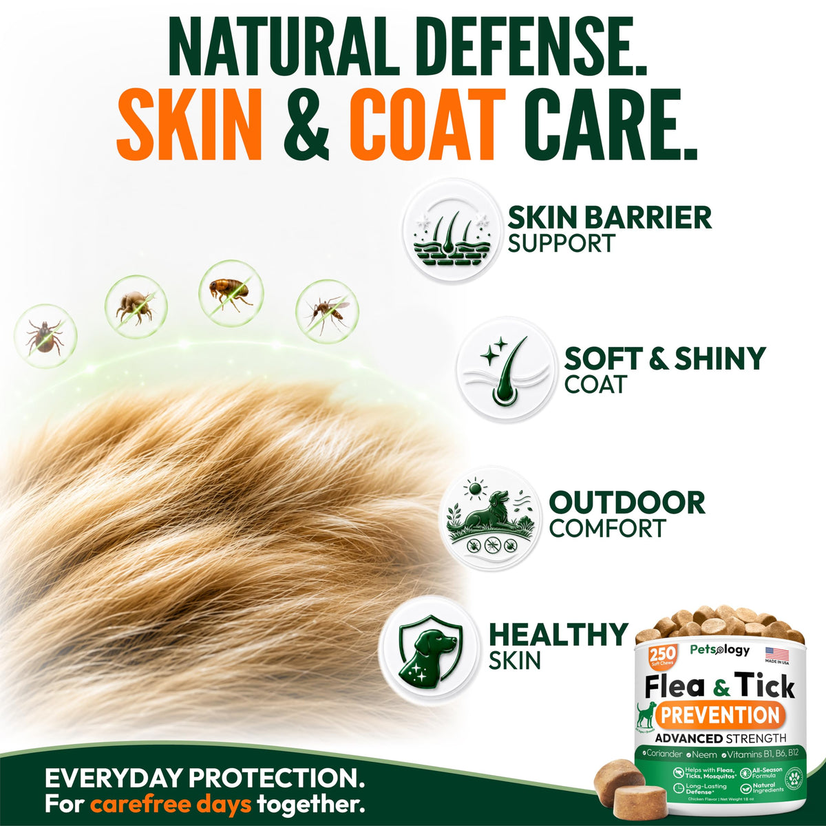 Flea and Tick Prevention for Dogs Chews V343044