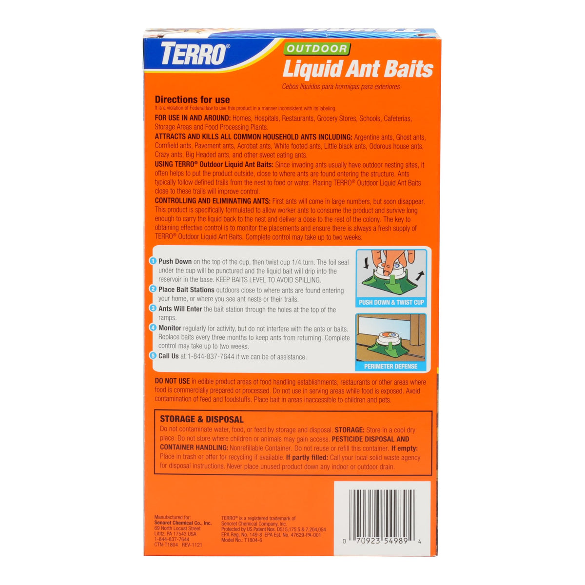 Outdoor Liquid Ant Bait Stations 12-Pack G290998