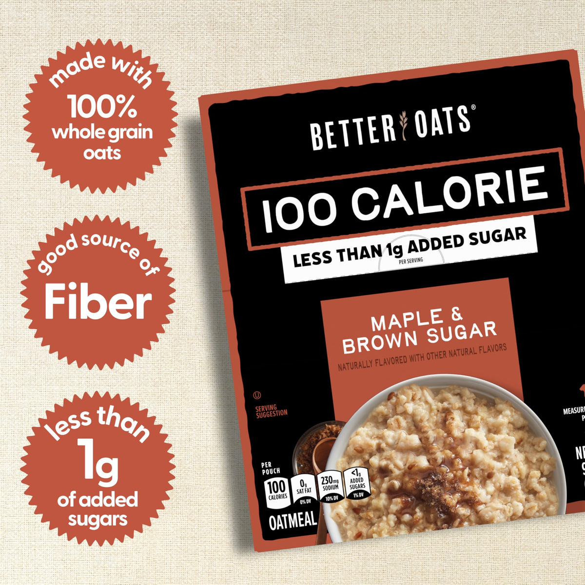 Maple & Brown Sugar Oatmeal 6 Pack Q475469