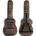 43 Inch Acoustic Guitar Gig Bag with Backpack Strap and 5 Pockets S986990