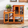 Rabbit Hutch with Wire Floor & Removable Tray N690517