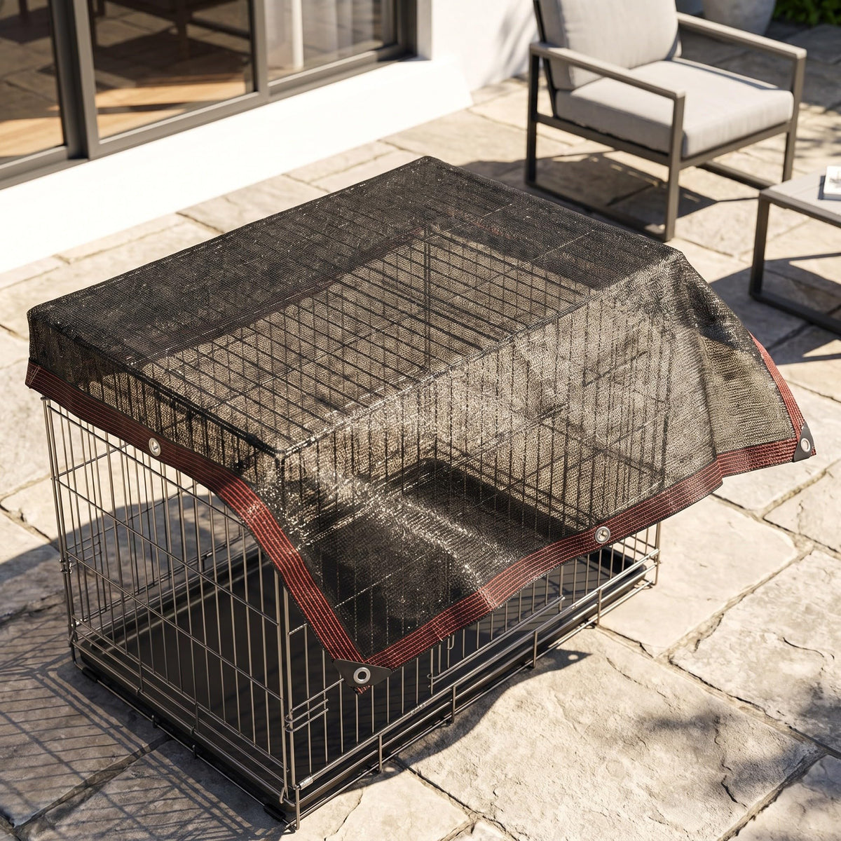 10x10ft Outdoor Dog Kennel Cover W493057